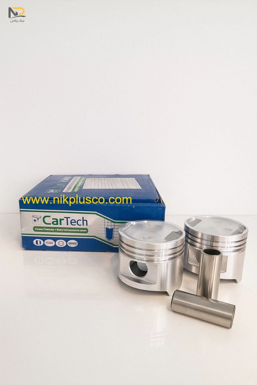 تصویر محصول پیستون پراید یورو4 استاندارد(رینگ قدیم)کارتک