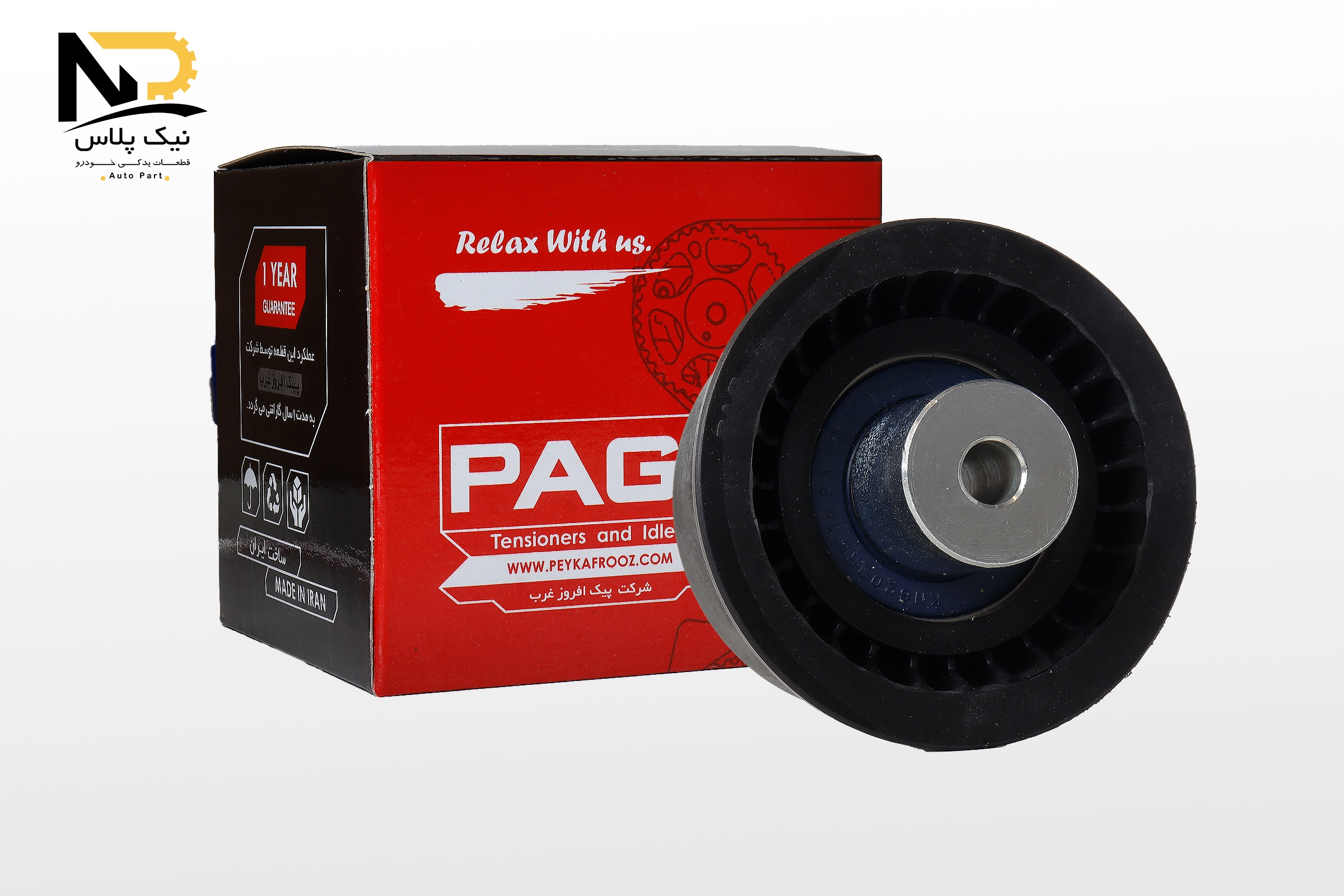 تصویر محصول بلبرینگ تایم سمند ملی ثابت لبه دار پلی آمید6220 پیک افروز غرب