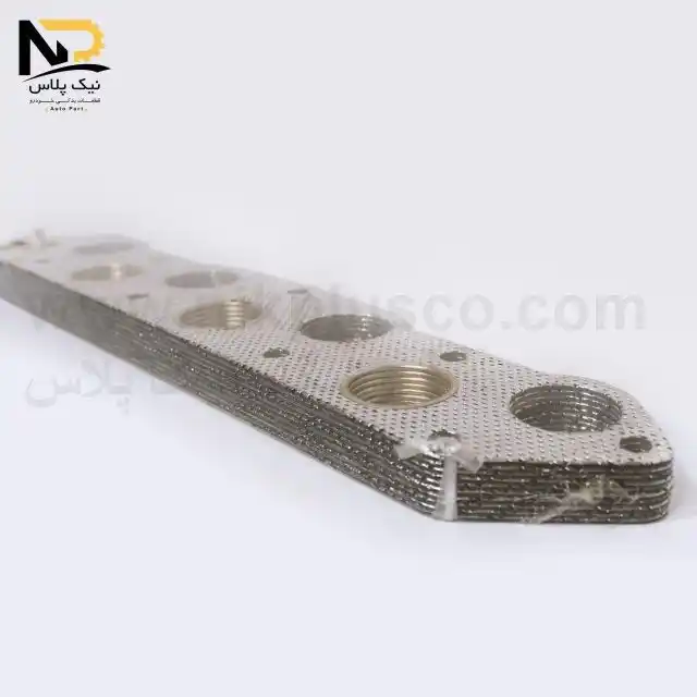 تصویر محصول واشر اگزوز بغل پیکان دو طرف فلز بدون طوقه مشهد واشر(بسته10عددی)+