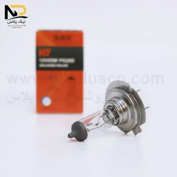 لامپ گازی پرشیایی دوخار(H7-55W-12V)اس ام اس